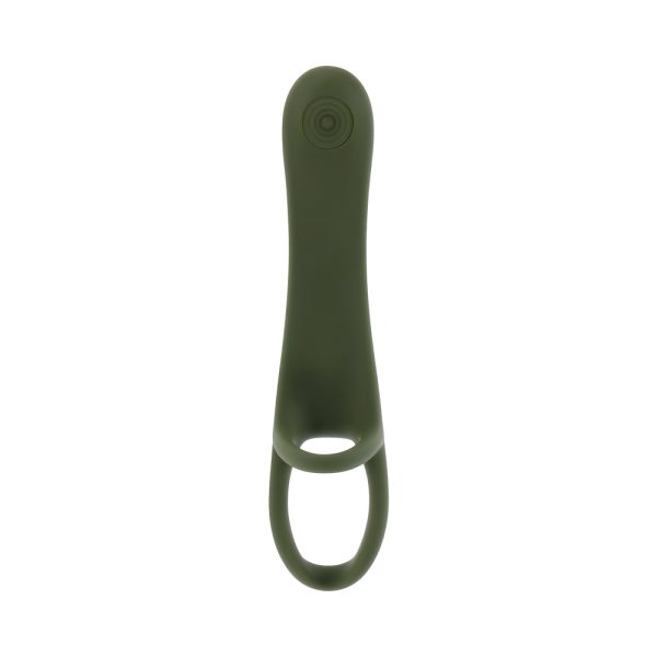 Zero Tolerance Strap Tap & Go  Rechargeable Vibrating Girth Enhancer Silicone Green - Image 5