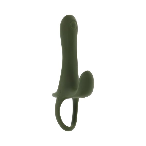 Zero Tolerance Strap Tap & Go  Rechargeable Vibrating Girth Enhancer Silicone Green - Image 6