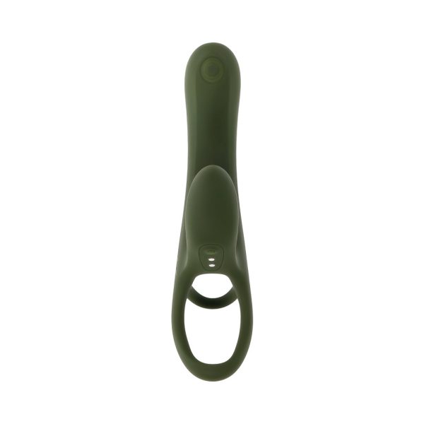 Zero Tolerance Strap Tap & Go  Rechargeable Vibrating Girth Enhancer Silicone Green - Image 7