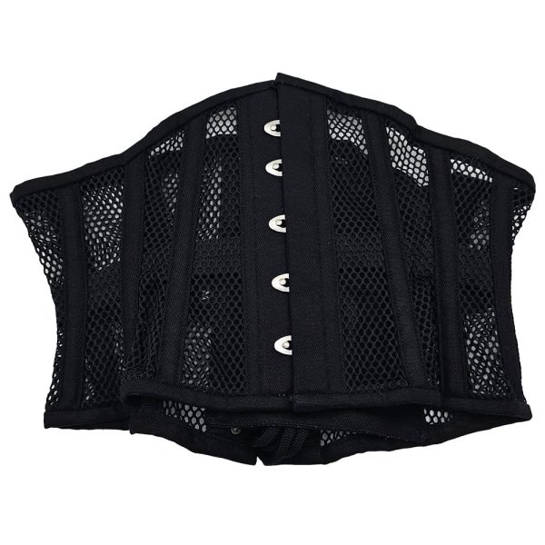 Rouge Mesh Corset Black 3XL/4XL - Image 3