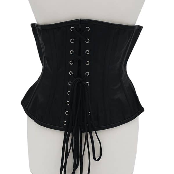 Rouge Leather Corset Black S/M - Image 2