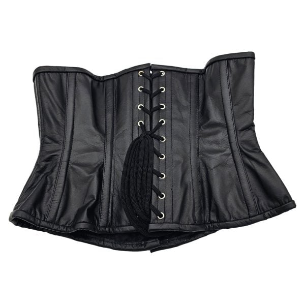 Rouge Leather Corset Black S/M - Image 4