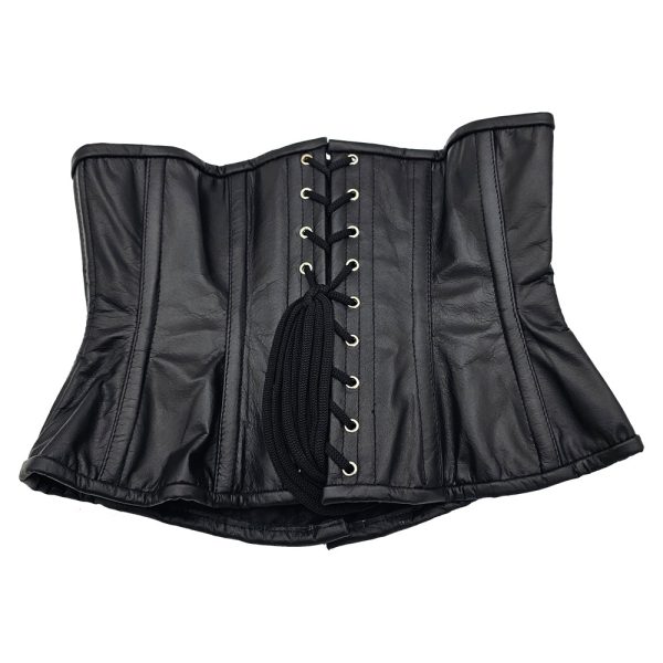 Rouge Leather Corset Black L/XL - Image 4