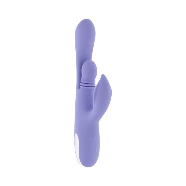 Playboy Nubbin Rubbin Rechargeable Dual Stimulator Vibe Silicone Purple - Image 4