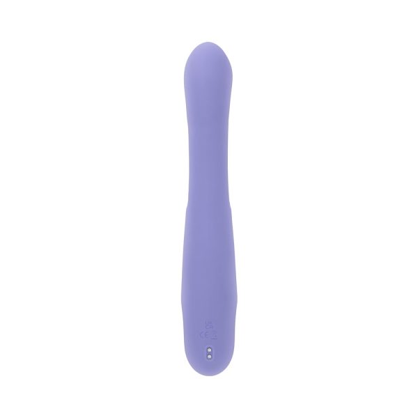 Playboy Nubbin Rubbin Rechargeable Dual Stimulator Vibe Silicone Purple - Image 9