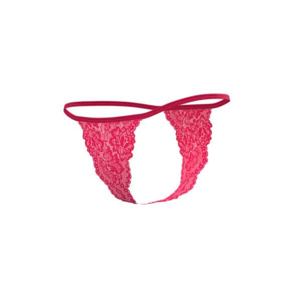 Magic Silk Get It Girl Bra, Skirt & Thong Set Diva Pink L/XL - Image 7