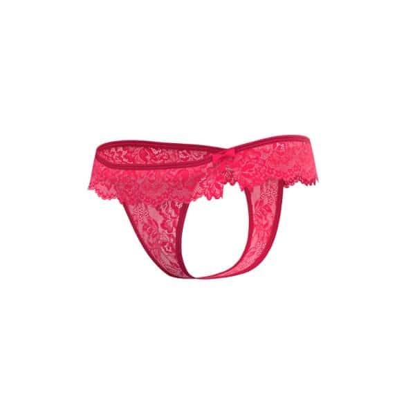 Magic Silk Get It Girl Flutter Thong Diva Pink S/M - Image 4