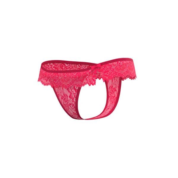 Magic Silk Get It Girl Flutter Thong Diva Pink Queen Size - Image 4