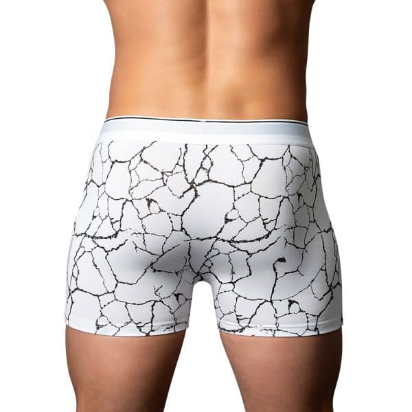 Male Power Soo Cumfy Boxer Brief Black/White L - Image 3