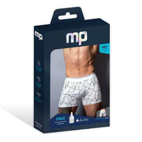 Male Power Soo Cumfy Boxer Brief Black/White XL - Image 6