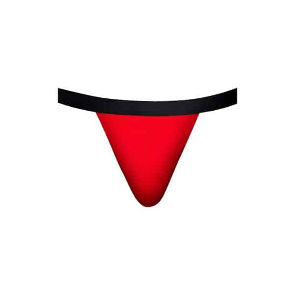 Male Power Hot Mesh Jock Black/Red L/XL - Image 3