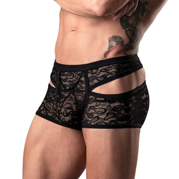 Male Power Lucifer Cutout Short Black L - Image 2