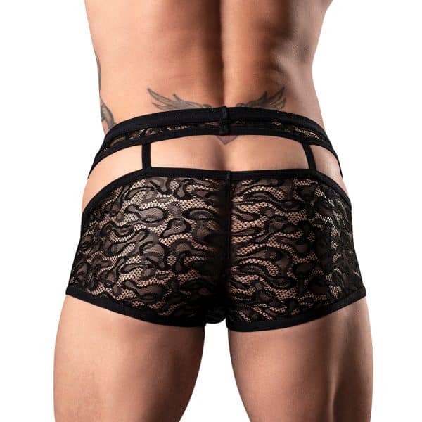 Male Power Lucifer Cutout Short Black L - Image 3
