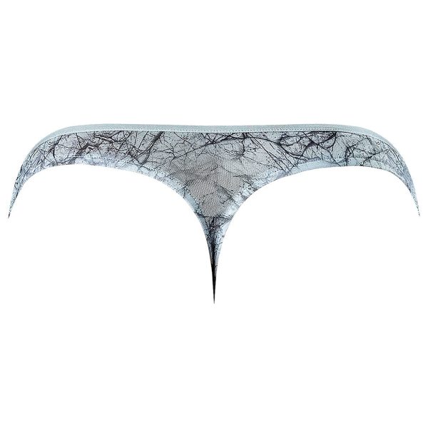 Male Power Marble Mesh Mini Moonshine Silver Blue L/XL - Image 5