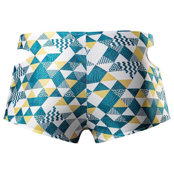Male Power Cut It Out! Cutout Mini Short Blue/White XL - Image 5