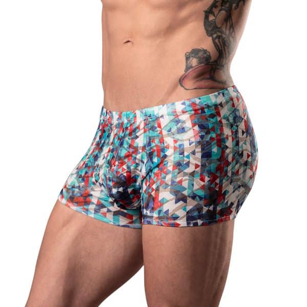 Male Power Your Lace Or Mine Pouch Short Geometric M - Image 2