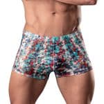 Male Power Your Lace Or Mine Pouch Short Geometric XL