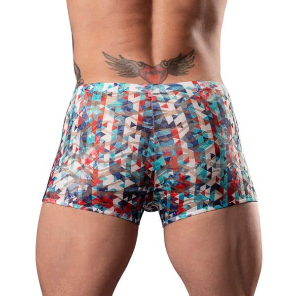 Male Power Your Lace Or Mine Pouch Short Geometric XL - Image 3