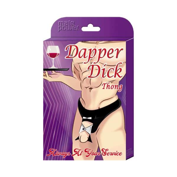 Male Power Novelty Dapper Dick Black O/S - Image 4