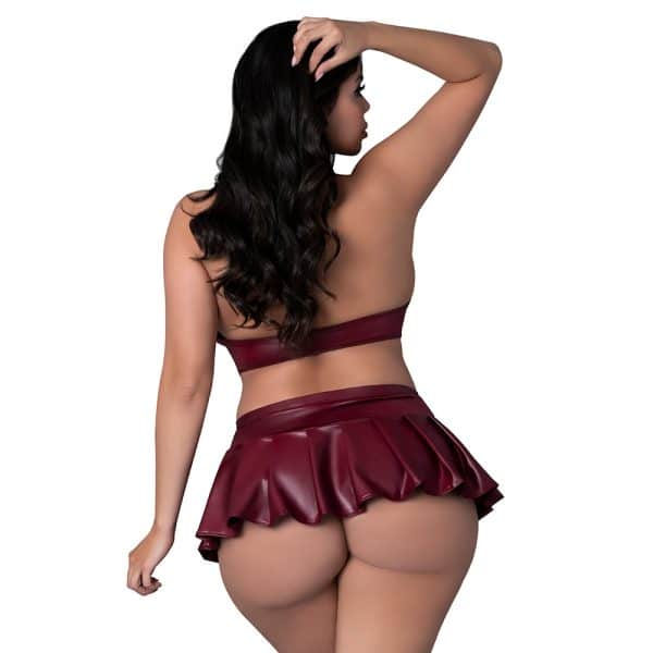 Lust Fetish Seraphina Burgundy Queen Size - Image 5