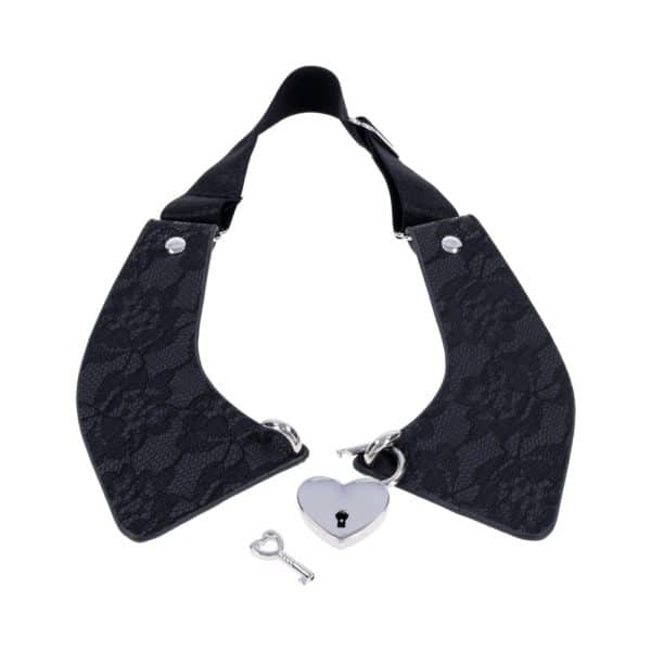 Sportsheets Sex & Mischief Heartbound Lace Day Collar - Image 6