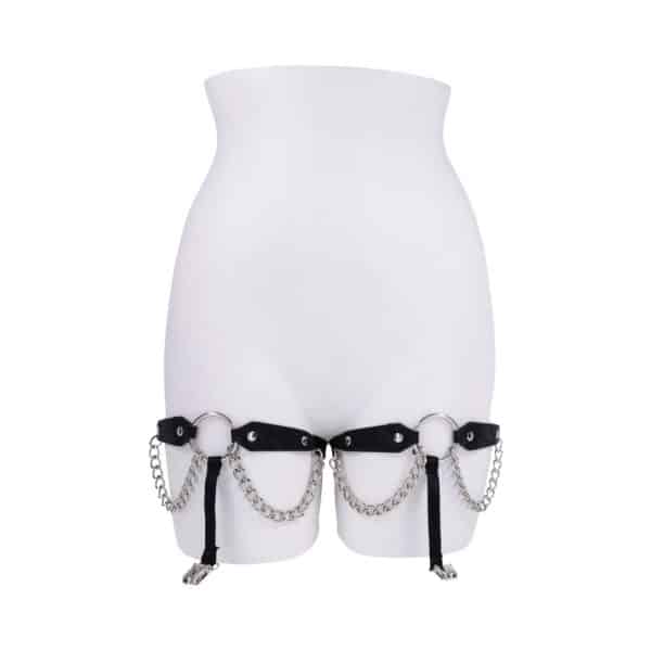 Sportsheets Sex & Mischief Chain Lace Garters - Image 2