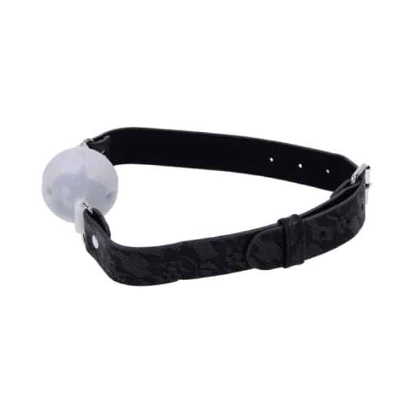 Sportsheets Sex & Mischief Lace Silicone Breathable Ball Gag - Image 8