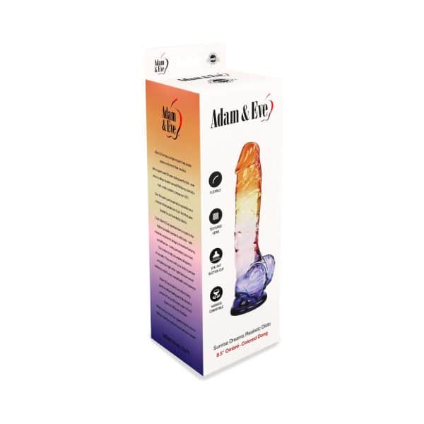 Adam & Eve Sunrise Dreams Realistic Dildo 8.5 in. - Image 7