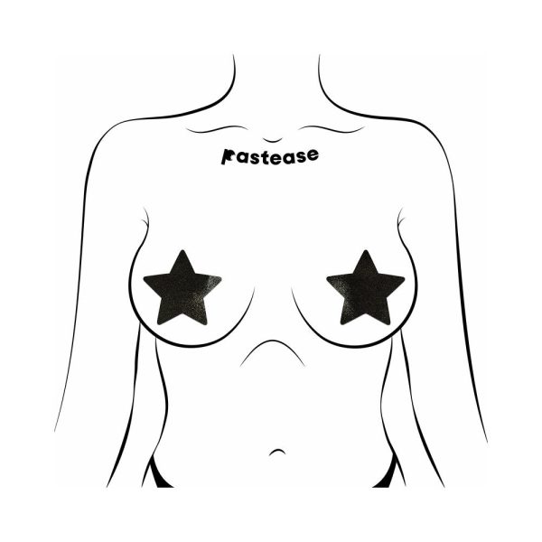 Pastease Everyday Reusable: Liquid Black Star Pasties - Image 2