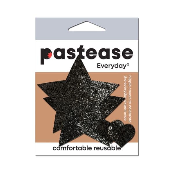 Pastease Everyday Reusable: Liquid Black Star Pasties - Image 3