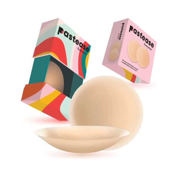 Pastease Halos Reusable Sticky Adhesive Silicone Nipple Cover Light Small A-C Cup - Image 5