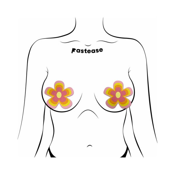 Pastease Groovy Flower Pasties in Pink Lemonade - Image 2