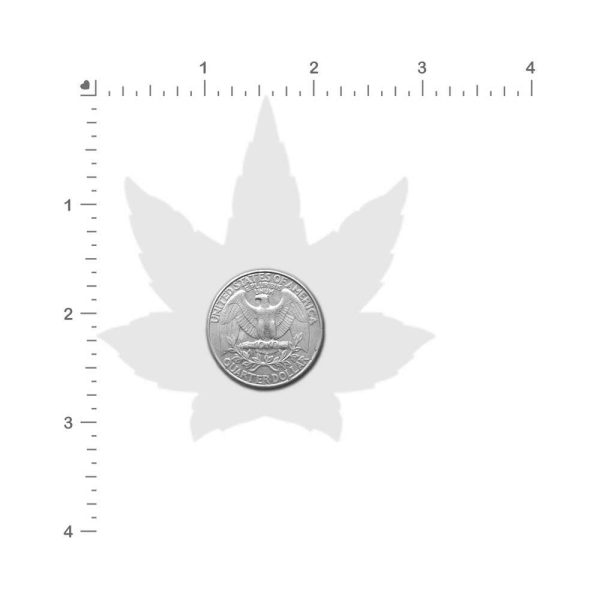 Pastease Indica Pot Leaf: Silver Holographic Weed Pasties - Image 3