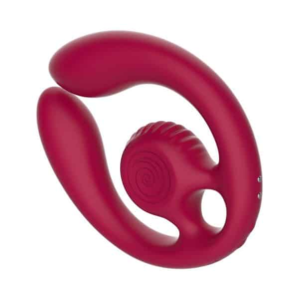 SVibe Snail GIZI Duo Couples Stimulator Burgundy - Image 7