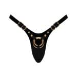 Strap-On-Me Leatherette Harness Fabulous One Size Black Glossy