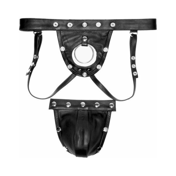 Prowler RED Leather Harness Jock Strap M - Image 6
