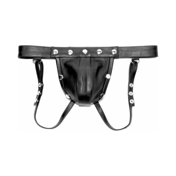 Prowler RED Leather Harness Jock Strap S - Image 5