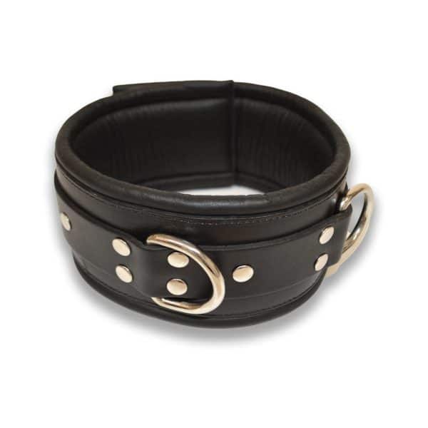 Prowler RED Leather Lockable Collar S/M - Image 4