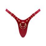 Strap-On-Me Leatherette Harness Fabulous One Size Red Glossy