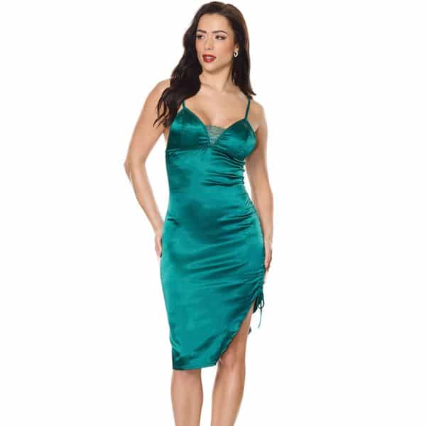 Coquette Holiday Dress Green M - Image 2