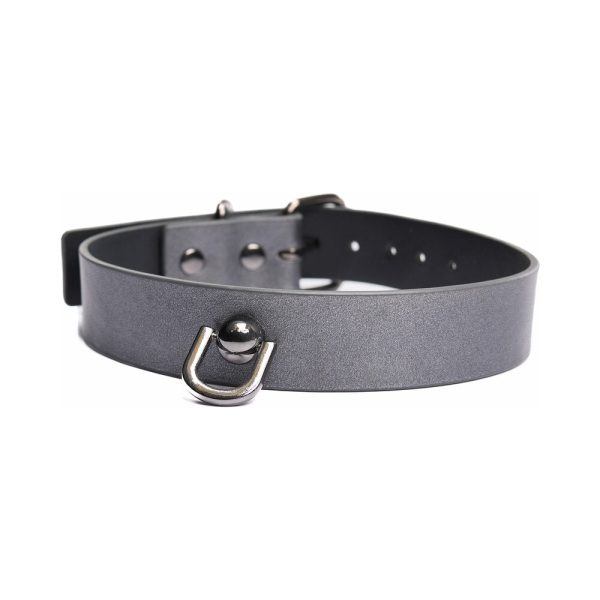 Coquette Pleasure Collar & Leash Grey - Image 3