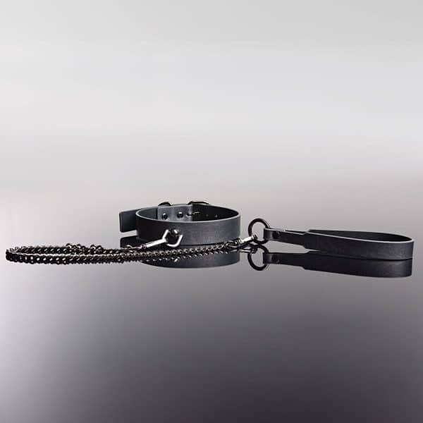 Coquette Pleasure Collar & Leash Grey - Image 5