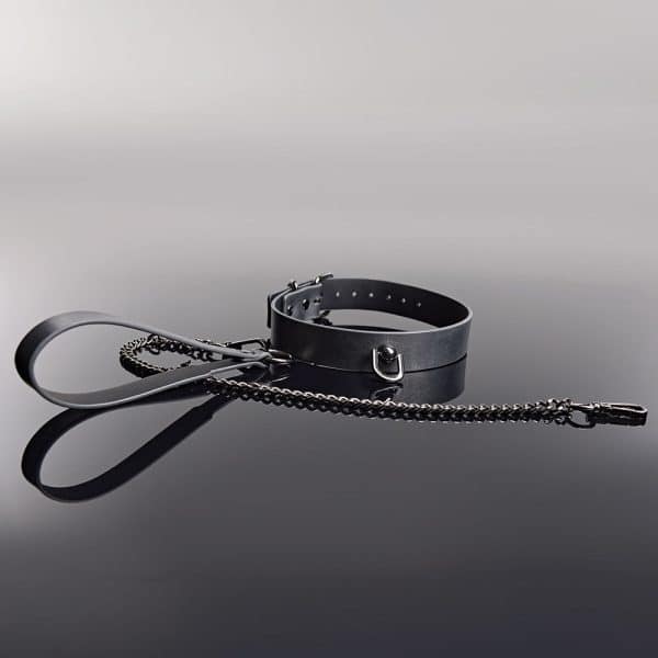 Coquette Pleasure Collar & Leash Grey - Image 6