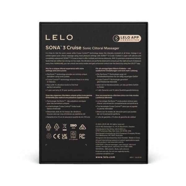 LELO SONA 3 Cruise Clitoral Stimulator Black - Image 5