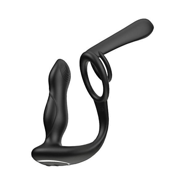 Enhancer Vibro Plug & Penis Sheath Black - Image 2