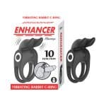 Enhancer Vibrating Rabbit C-Ring Black