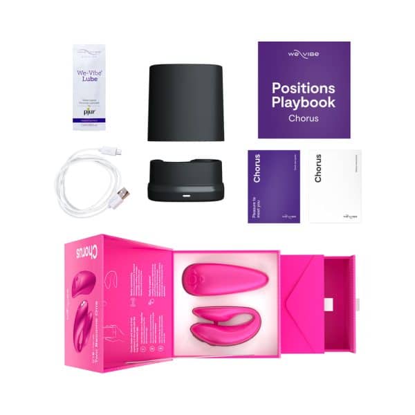 We-Vibe Chorus Couples Vibrator Cosmic Pink - Image 10
