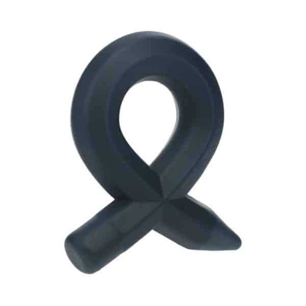 LEVELZ Pencil Liquid Silicone Cock Ring Black - Image 2