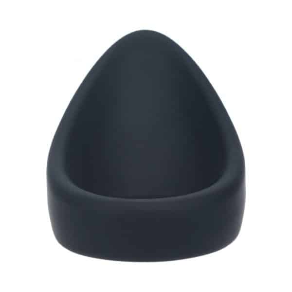 LEVELZ Teardrop Silicone Cock Ring Black - Image 4