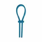 LEVELZ Wide Adjustable Silicone Lasso Cock Ring 5mm Teal